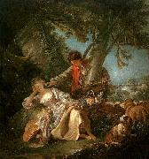 Francois Boucher The Interrupted Sleep Germany oil painting artist